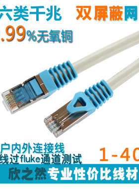 wifi7网线双屏蔽路由器电脑线