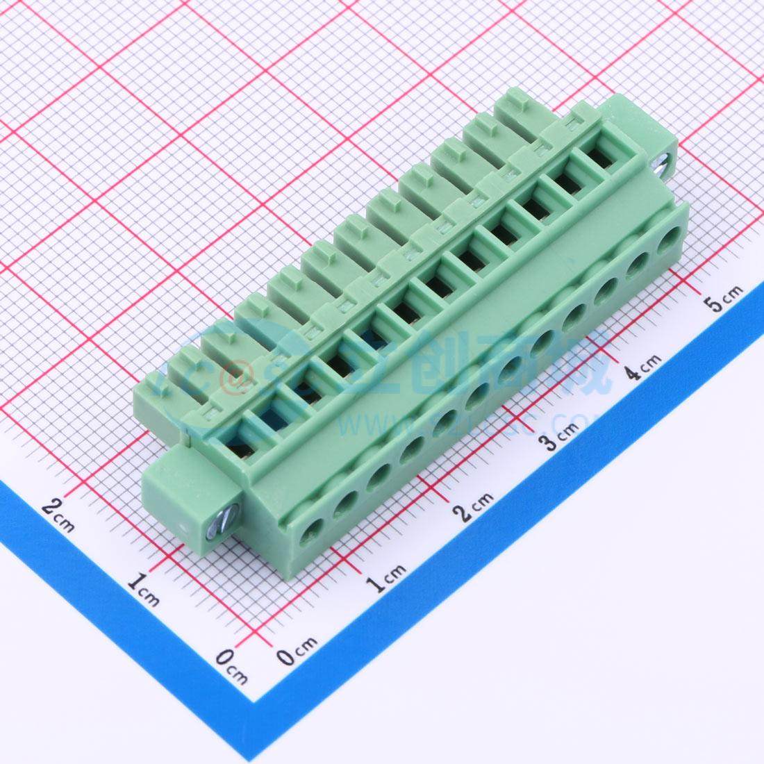 插拔式接线端子 DB2EKAM-3.81-12P-GN-S P=3.81mm 1x12P 原装正品
