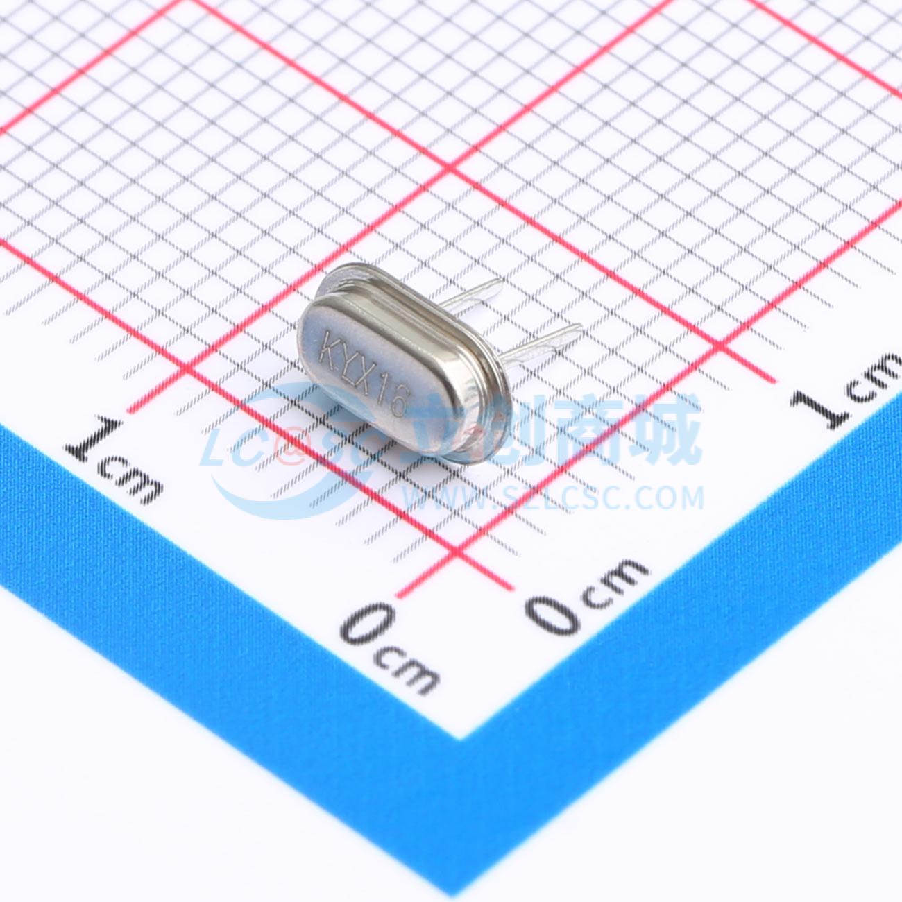 无源晶振 KMS160001210 HC-M49S 16MHz ±10ppm 12pF 电子元器件