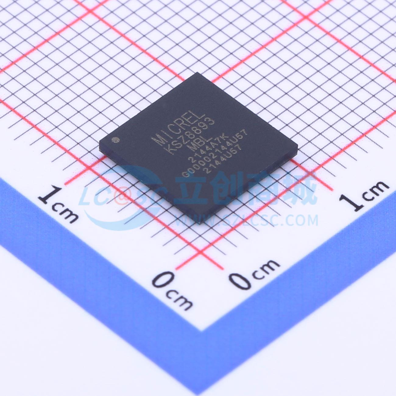 以太网收发器 KSZ8893MBL LFBGA-100 原装正品 电子元器件配单