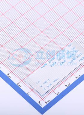 FFC连接线 JS10A-16P-050-4-8 P=1mm 16P 0.3mm 同向