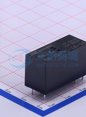 功率继电器 GN-12VDC-1A-16 DIP,12.7x29mm 6 12V 电子元器件配单