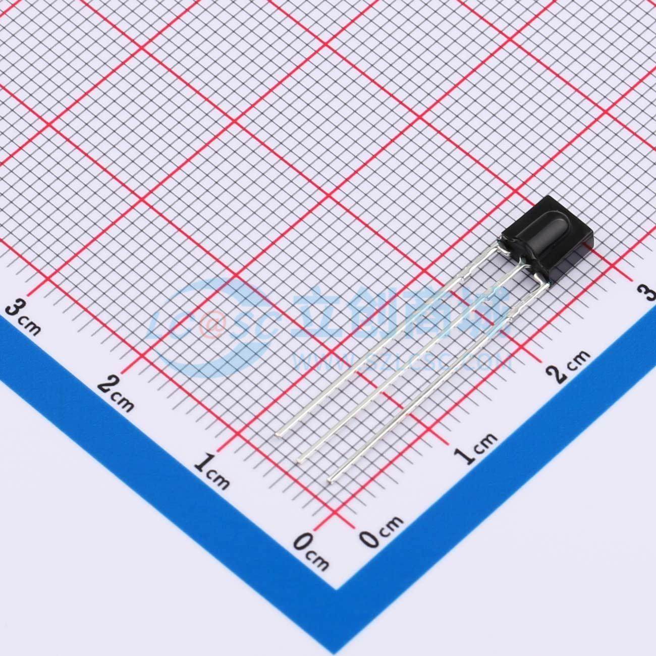 红外遥控接收头(IRM) DY-IRMA381/3-T4-18 SIP-3-2.54mm 15m 原装