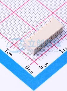 连接器 AFB10-S12HCC-00 插件,P=1mm(交错脚) 无锁 12P 单侧触点/