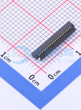 连接器 0.3K-QX-41PWB SMD,P=0.3mm,卧贴 翻盖式 41P 下接