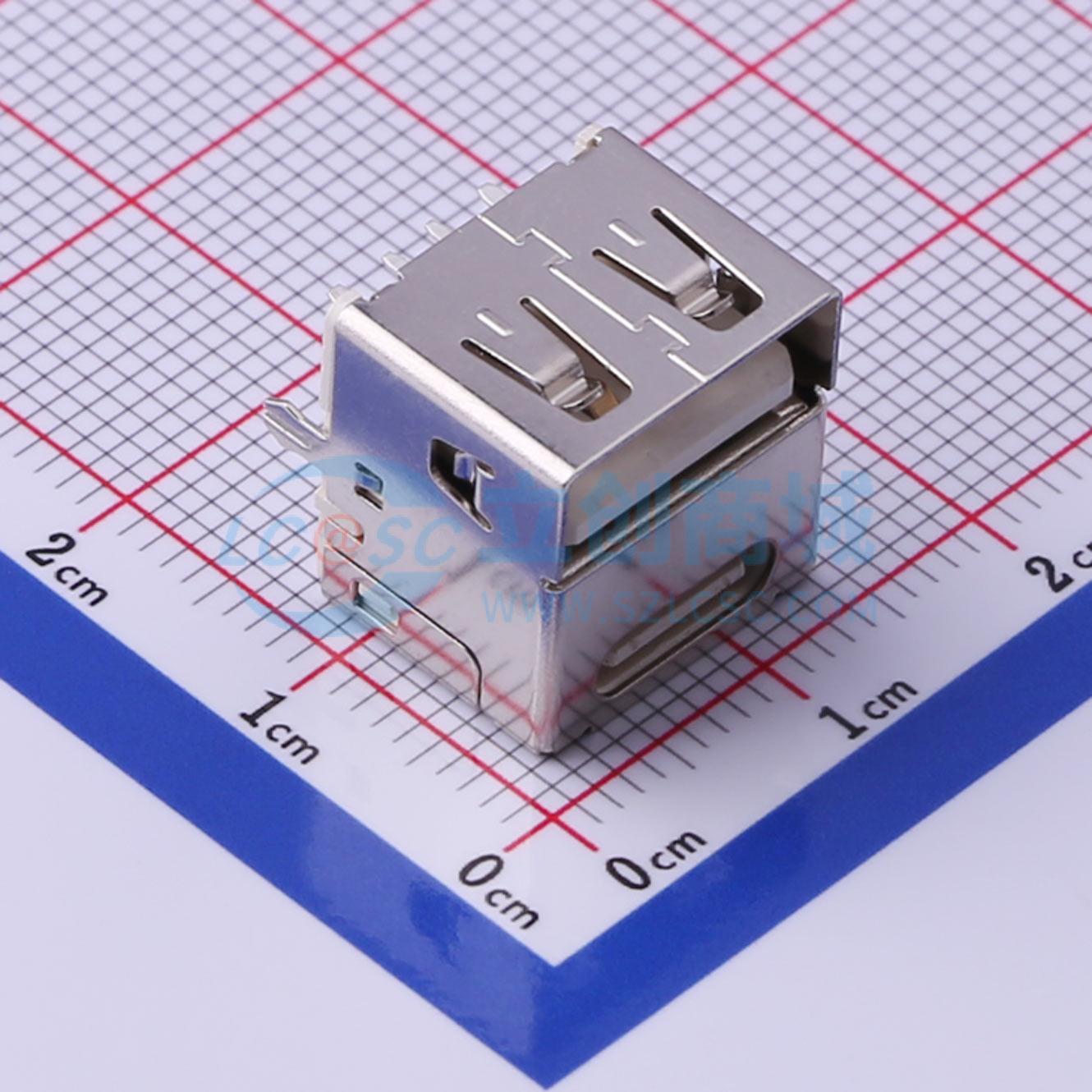 USB连接器 MU-221 插件 母 直插 原装正品 电子元器件配单