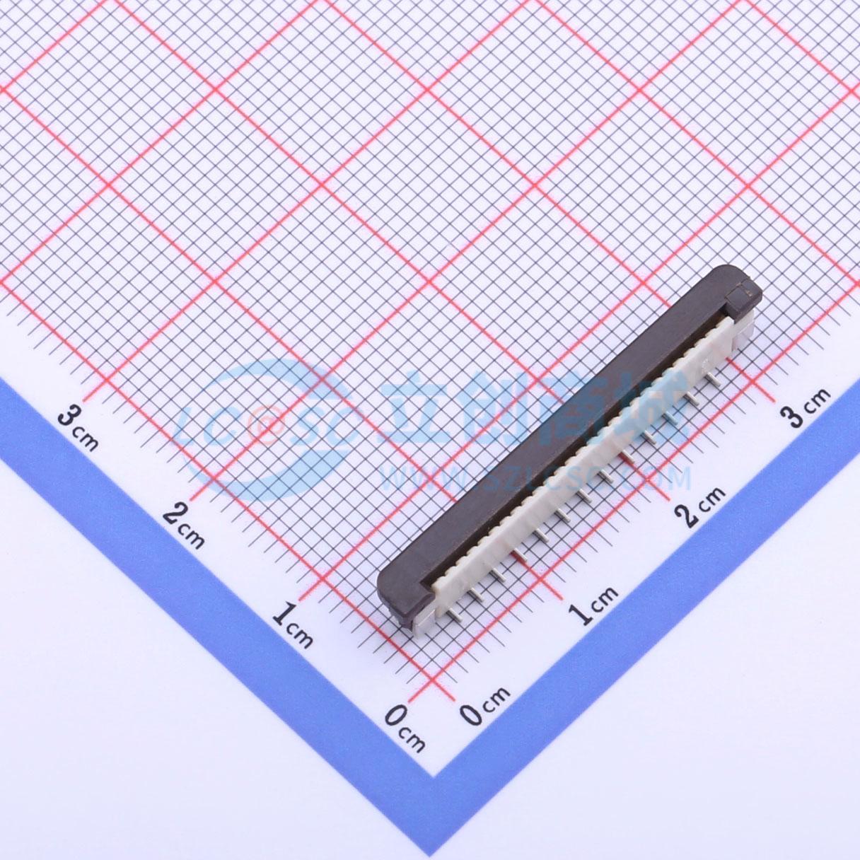 连接器 F1003-ZV-26-25T-R SMD,P=1mm 抽屉式 26P 单侧触点/垂直