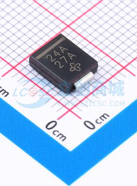 TVS/ESD管 1.5SMC24A-E3/57T SMC(DO-214AB) 20.5V 45.2A 原装正