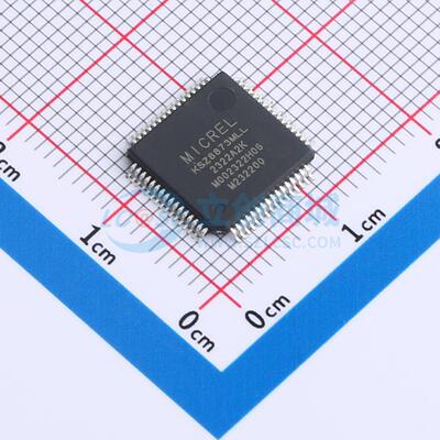 其他接口 KSZ8873MLL LQFP-64(10x10) 原装正品 电子元器件配单