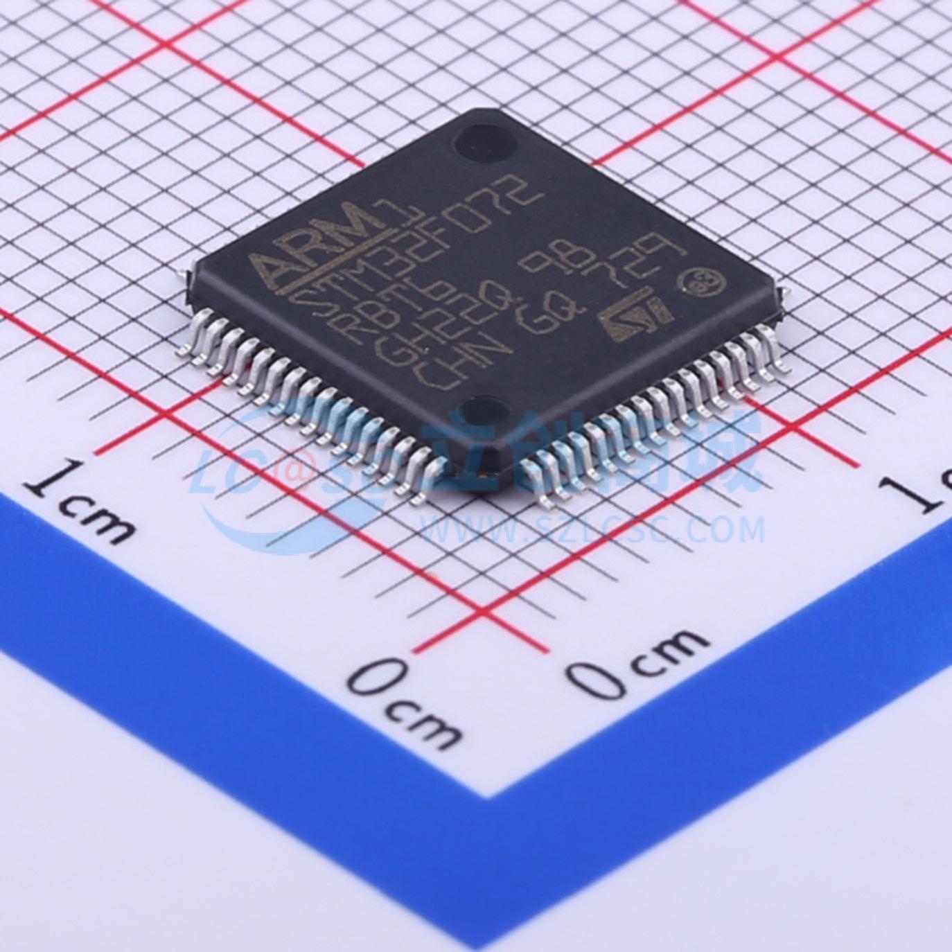 单片机(MCU/MPU/SOC) STM32F072RBT6 LQFP-64(10x10) 电子元器件