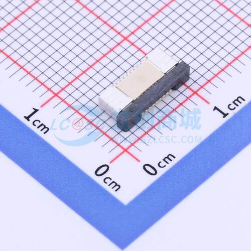 连接器 FC05-S08DCT-00 SMD,P=0.5mm,卧贴 抽屉式 8P 下接