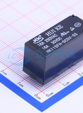 功率继电器 HK115FH-DC5V-SG 插件,12.7x29.6mm 电子元器件配单