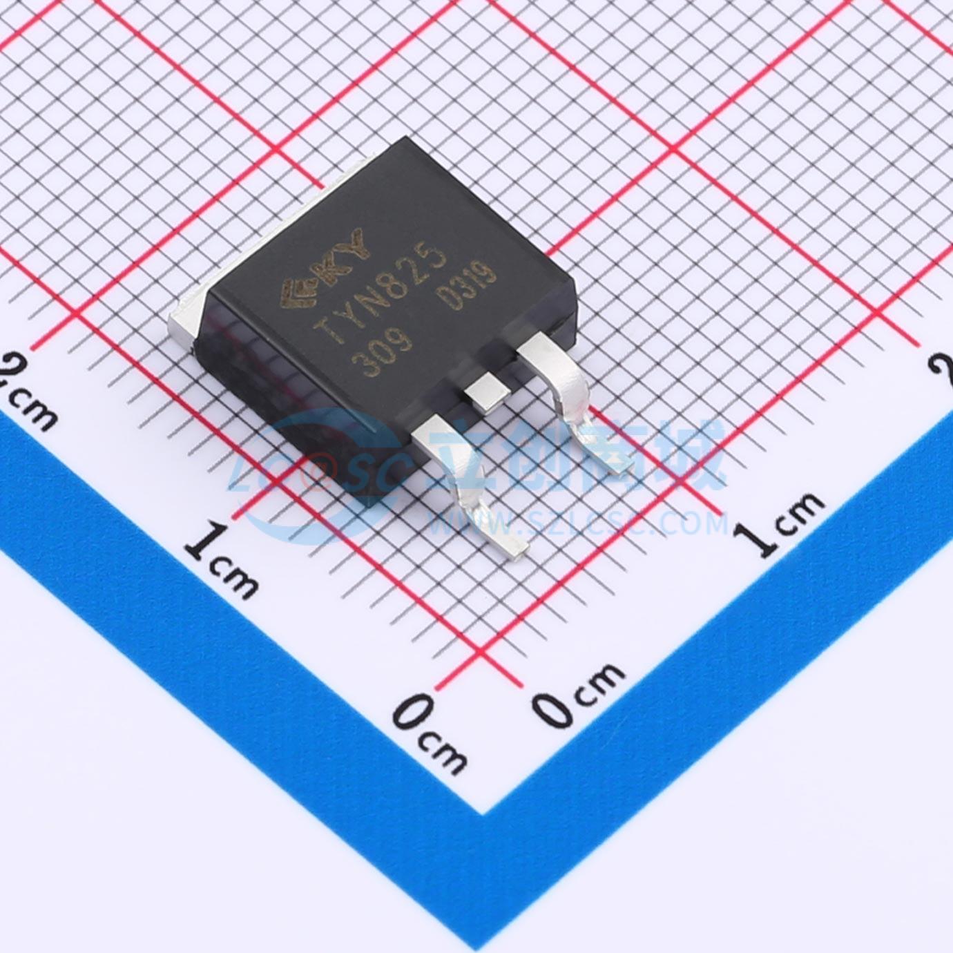 晶闸管(可控硅)/模块 TYN825 TO-263 KY(韩景元) 电子元器件配单