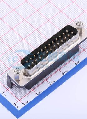 D-Sub/VGA连接器 SUB-DRCM-602A-002 弯插 公 25P 电子元器件配单
