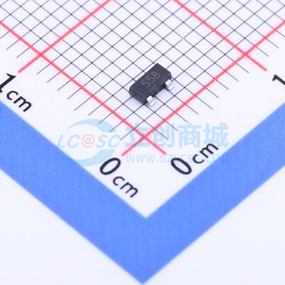 三极管(BJT) FMMT558QTA SOT-23-3 150mA 400V DIODES(美台) 原装