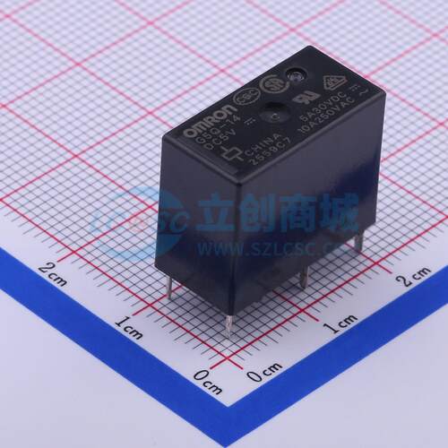 功率继电器 G5Q-14 DC5 插件,10x20mm 原装正品 电子元器件配单