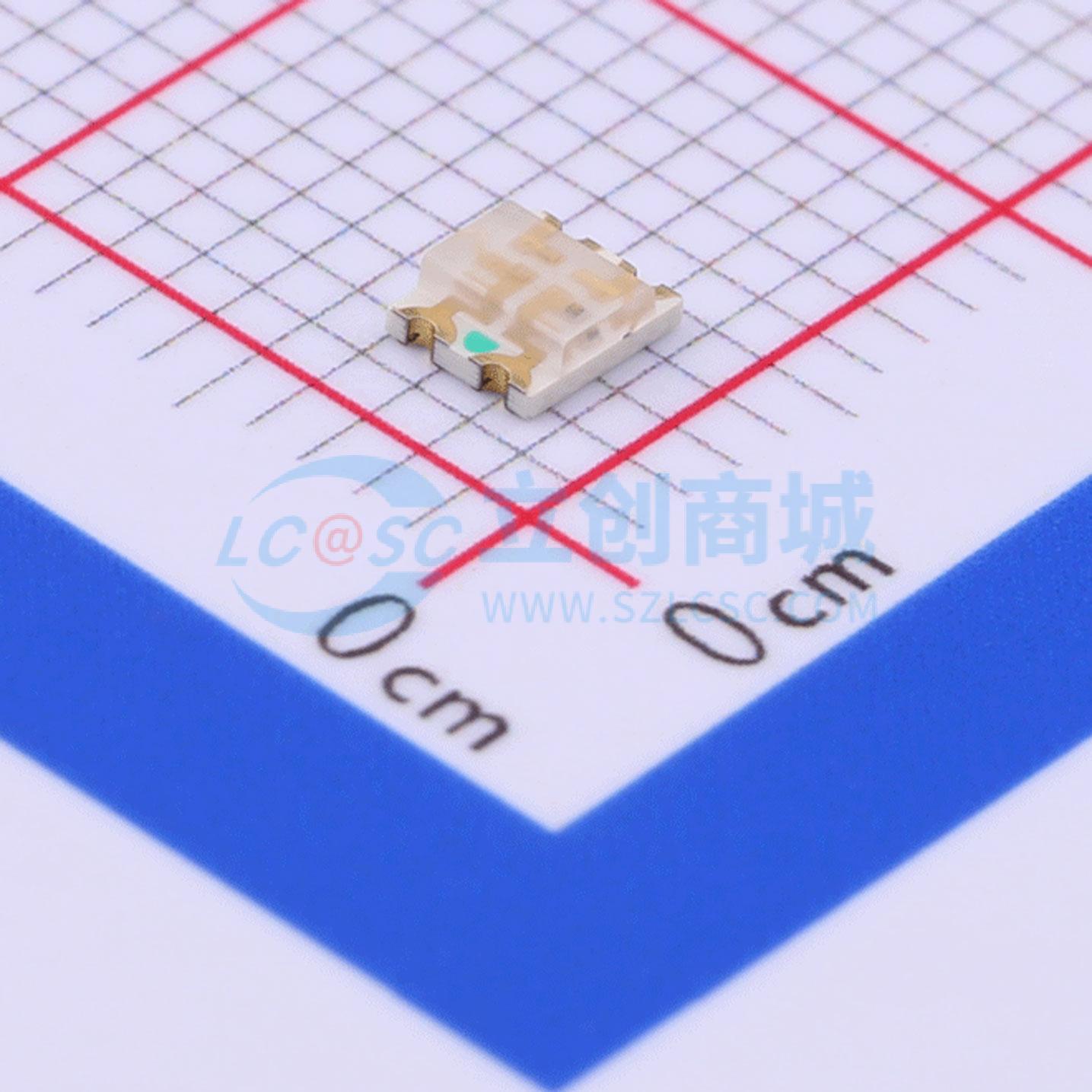 RGB LED E6C1209RGBC3UDA 1210 原装正品 电子元器件配单