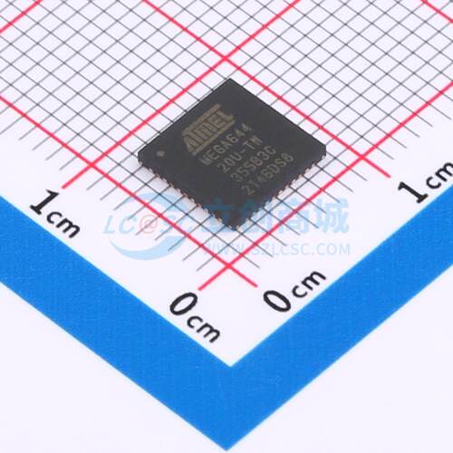 单片机(MCU/MPU/SOC) ATMEGA644-20MUR VQFN-44-EP(7x7) 原装正品