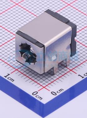 DC电源连接器 DC-042C-Z-2.5-A 插件 弯插 2.5mm 6mm 电子元器件