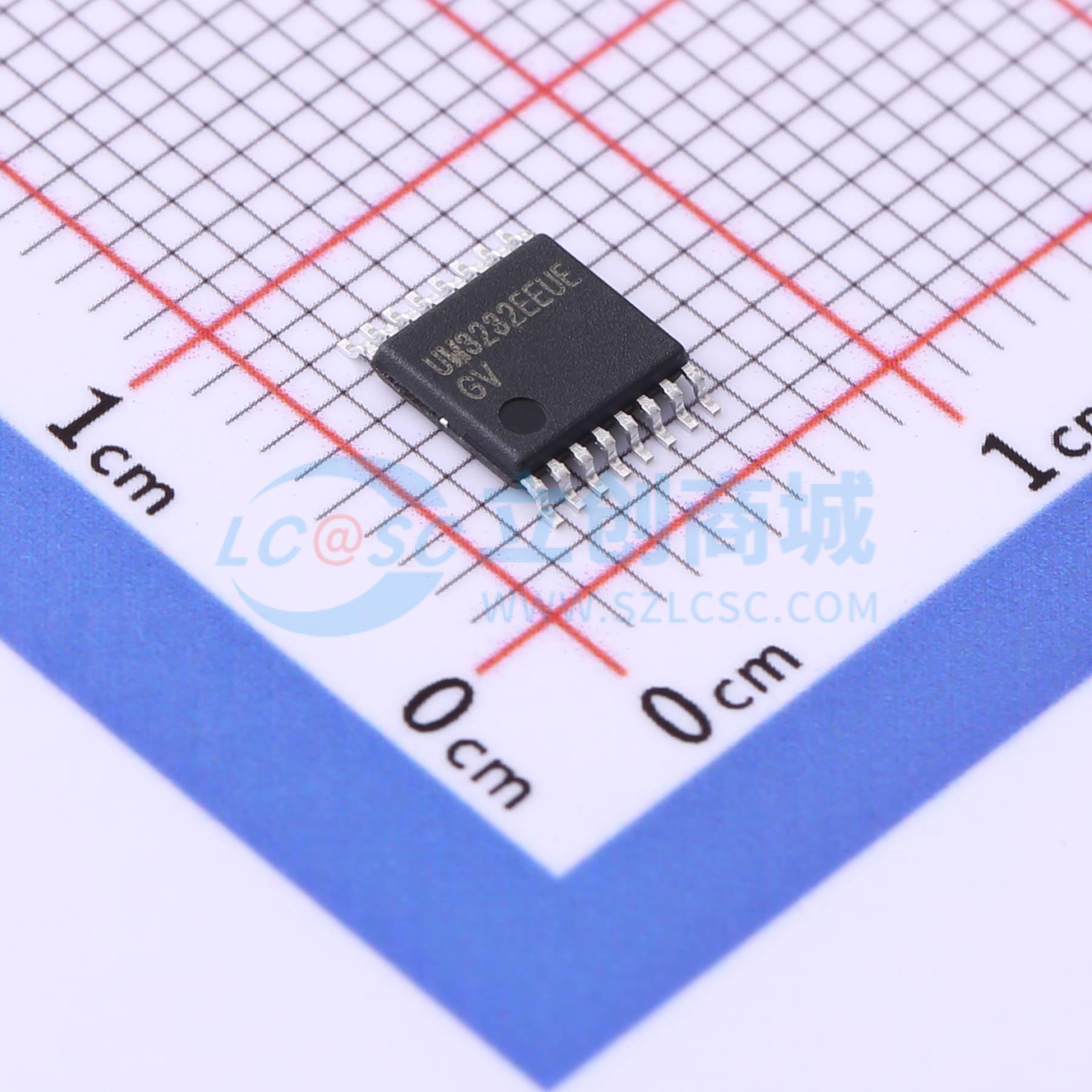 RS232芯片 UM3232EEUE TSSOP-16 原装正品 电子元器件配单