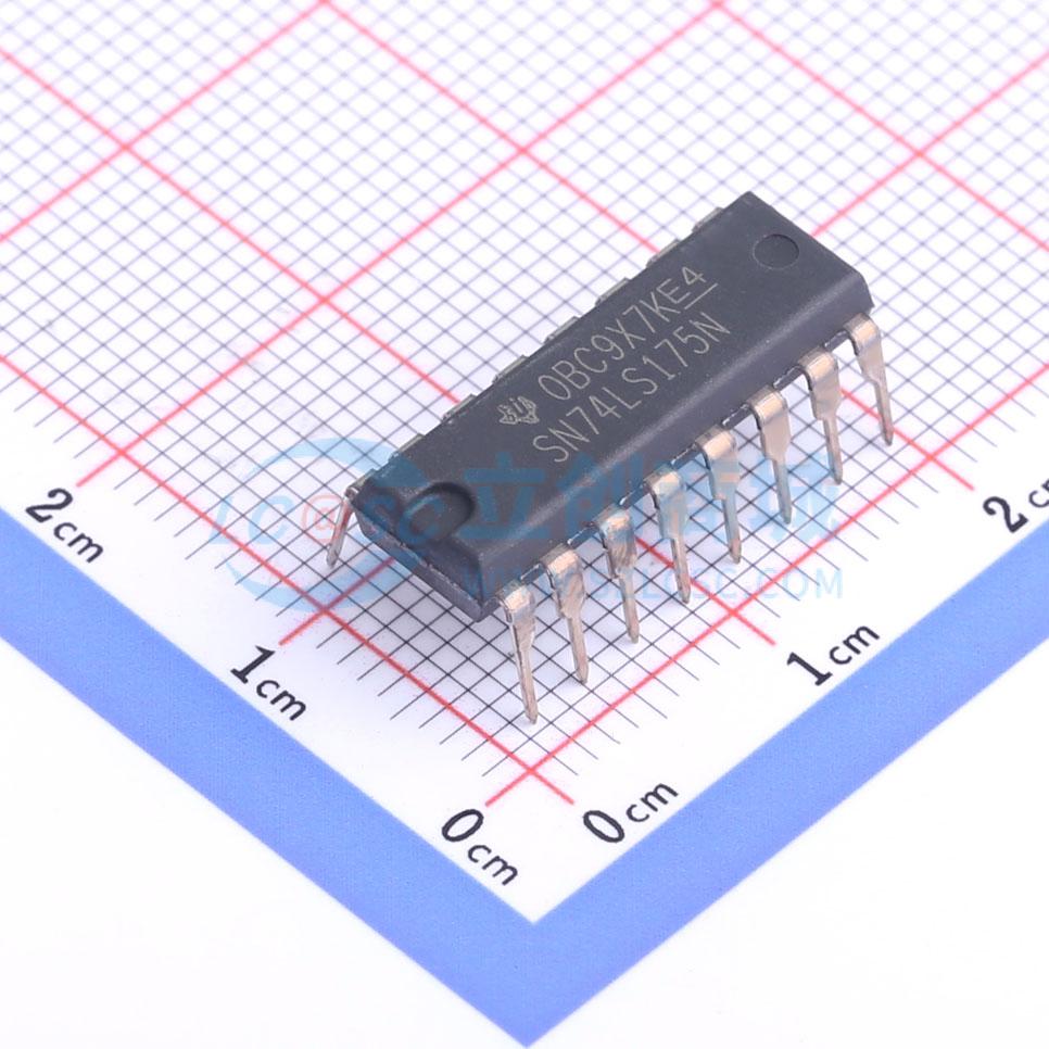 触发器 SN74LS175N PDIP-16 原装正品 电子元器件配单