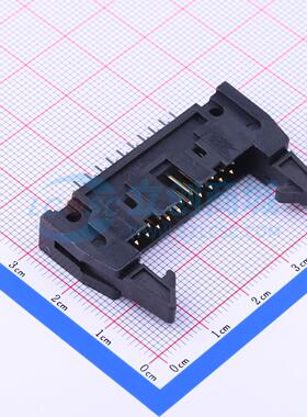 连接器 Z-23001002020BW 插件,P=2.54mm 2x10P 牛角扣