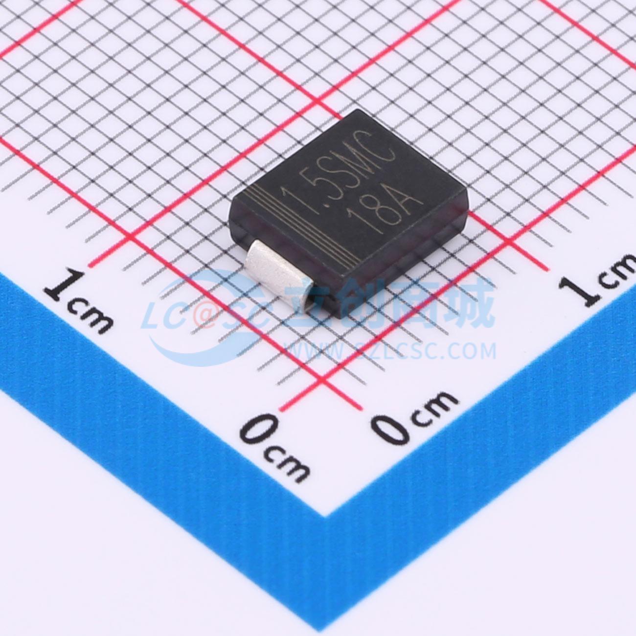TVS/ESD管 1.5SMC18A SMCG 15.3V 60.3A CJ/长电/长晶