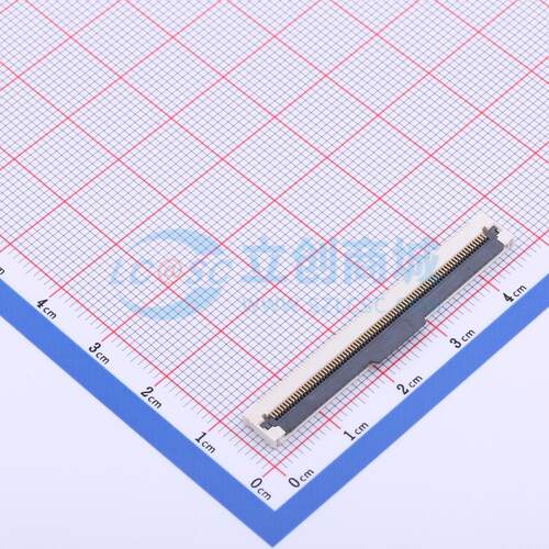 连接器 THD0527A-80CL-GF SMD,P=0.5mm,卧贴 翻盖式 80P 下接