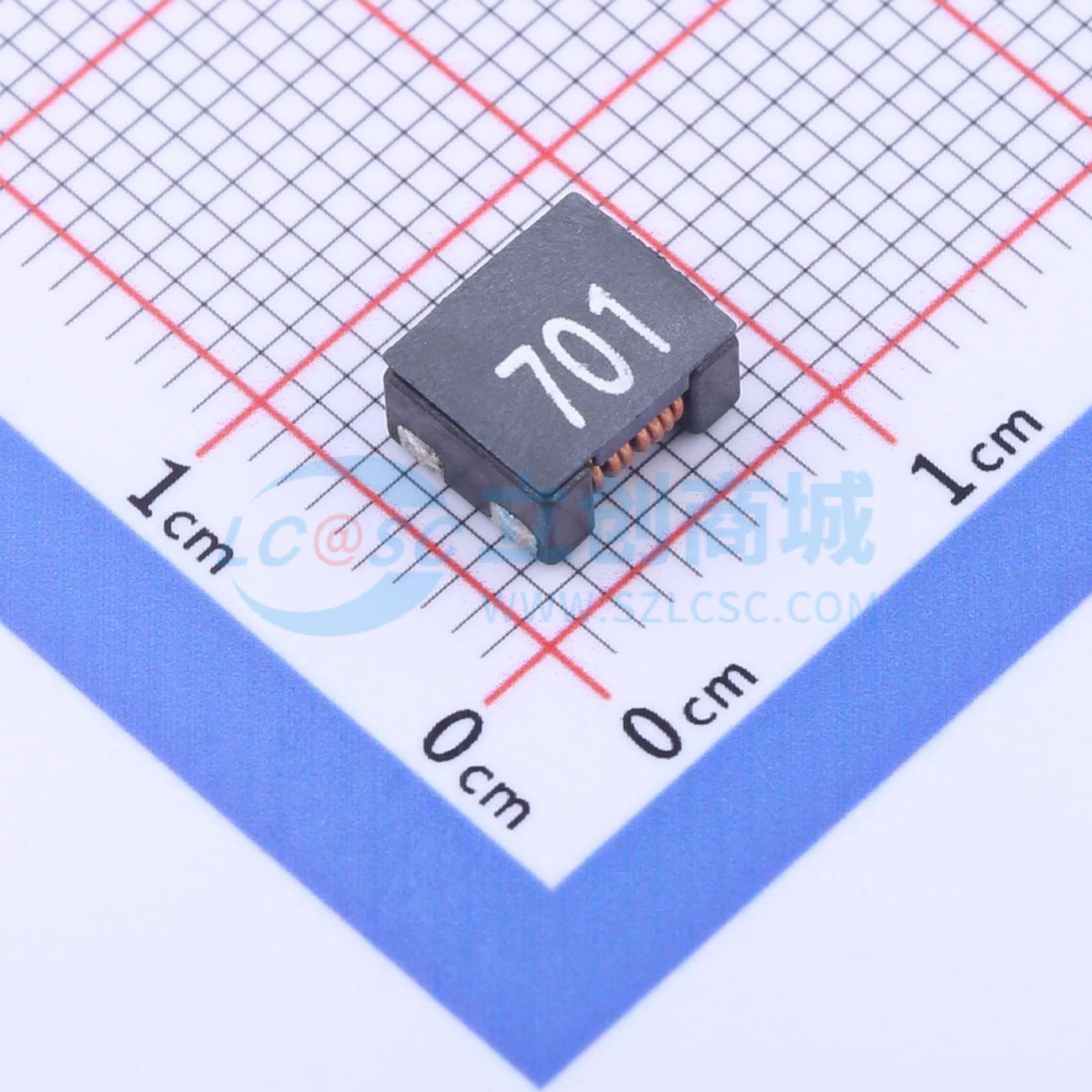 共模滤波器 MACM7060-701 SMD,7x6x3.8mm 700Ω@100MHz 4A 原