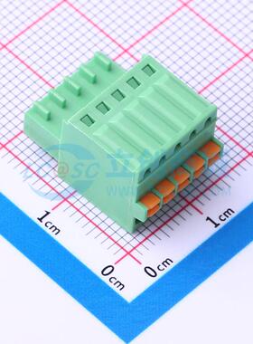 插拔式接线端子 JL15EDGKD-25005G01 P=2.5mm 1x5P 电子元器件
