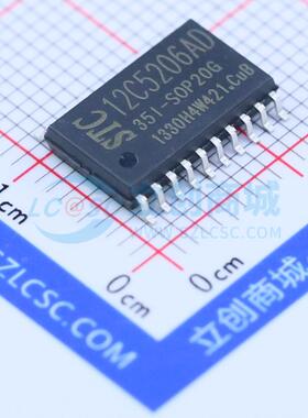 单片机(MCU/MPU/SOC) STC12C5206AD SOIC-20-300mil 电子元器件