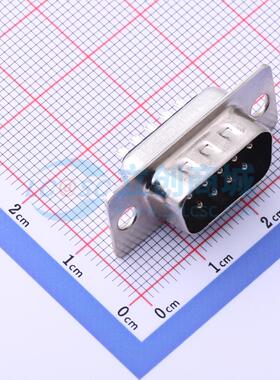 D-Sub/VGA连接器 DB-9P 插件 原装正品 电子元器件配单