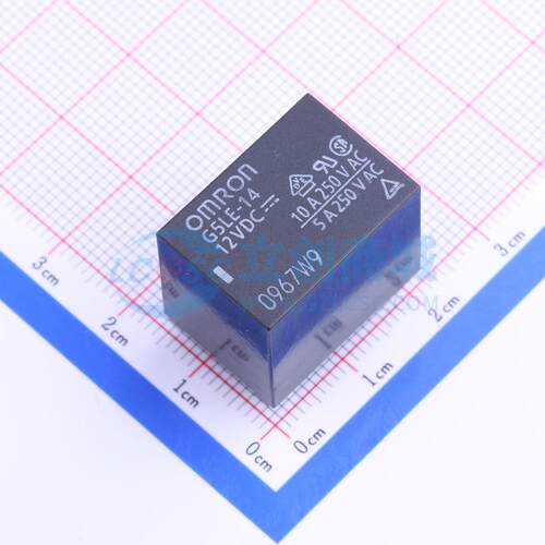 功率继电器 G5LE-14 DC12 插件,16.5x22.5mm 原装 电子元器件配单
