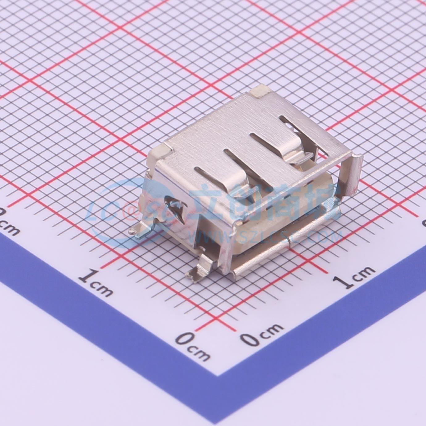 USB连接器 915-112B2038S10101 SMD 母 4P 原装 电子元器件配单