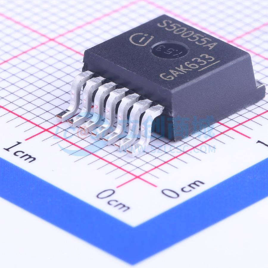 功率电子开关 BTS50055-1TMA TO-220-7 原装正品 电子元器件配单