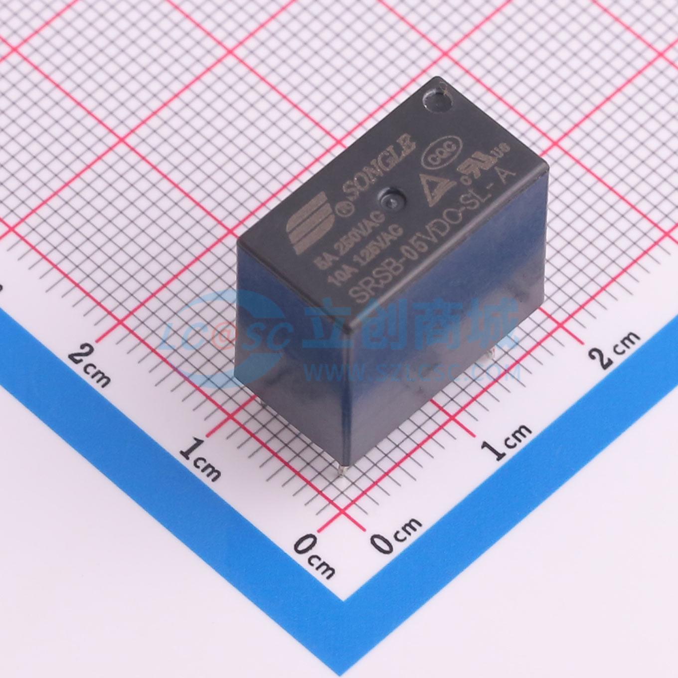功率继电器 SRSB-5VDC-SL-A DIP 原装正品 电子元器件配单