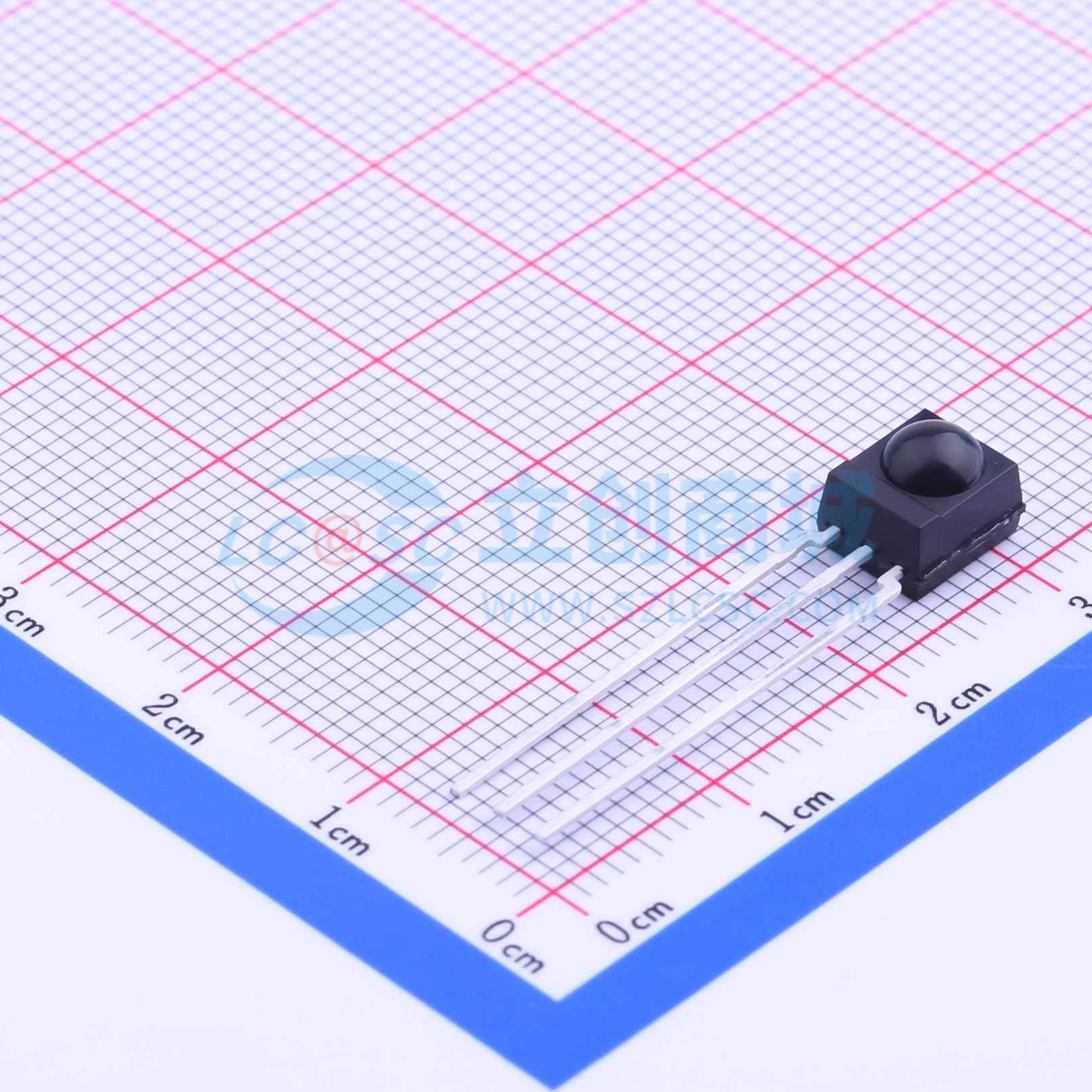 红外遥控接收头(IRM) TSOP2438 SIP-3-2.54mm 45m 电子元器件配单