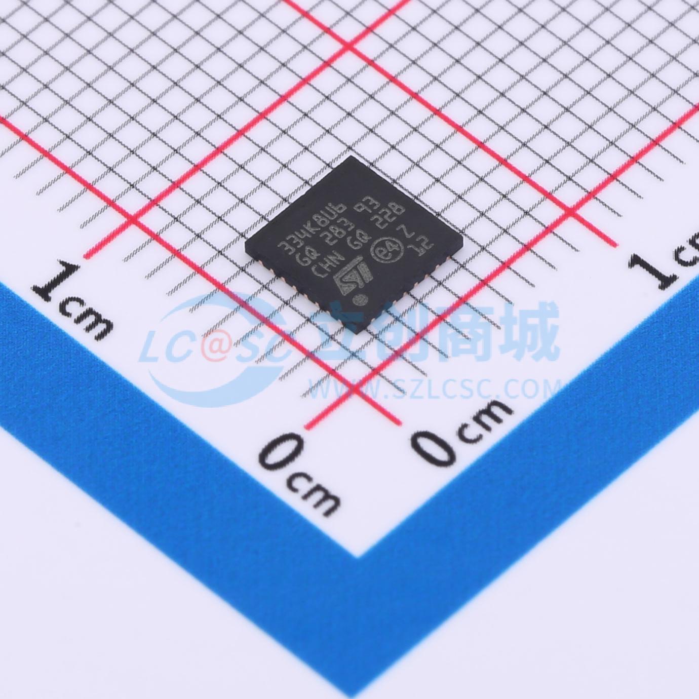 单片机(MCU/MPU/SOC) STM32F334K8U6 UFQFPN-32(5x5) 电子元器件