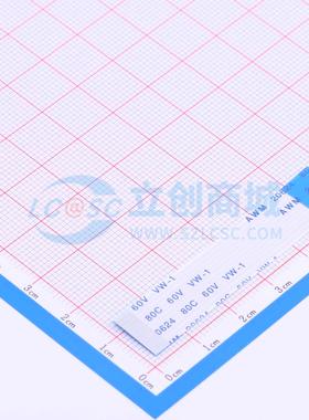 FFC连接线 10P 间距1.0mm 长5.5CM 反向 P=1mm 10P 0.303mm 反向