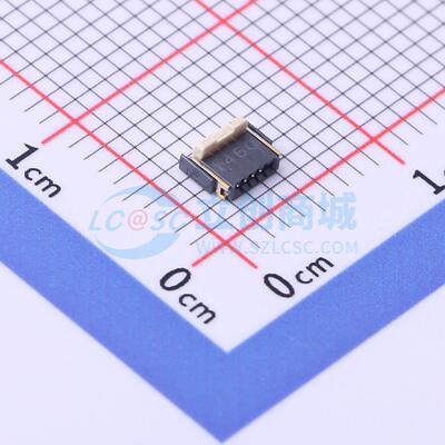 连接器 AYF530435 SMD,P=0.5mm,卧贴 翻盖式 4P 下接 原装