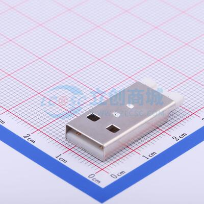 USB连接器 U-USBAW04P-M004 - 公 焊线式 原装 电子元器件配单