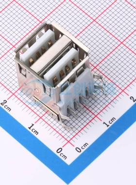 USB连接器 XDUF-0421-09 插件 母 弯插 原装正品 电子元器件配单