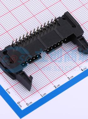 连接器 DS1011-26RBSiB7-B 插件,P=2.54mm 2x13P 牛角扣