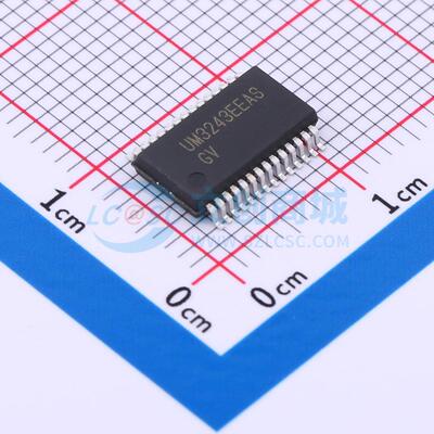 RS232芯片 UM3243EEASR SSOP-28 原装正品 电子元器件配单