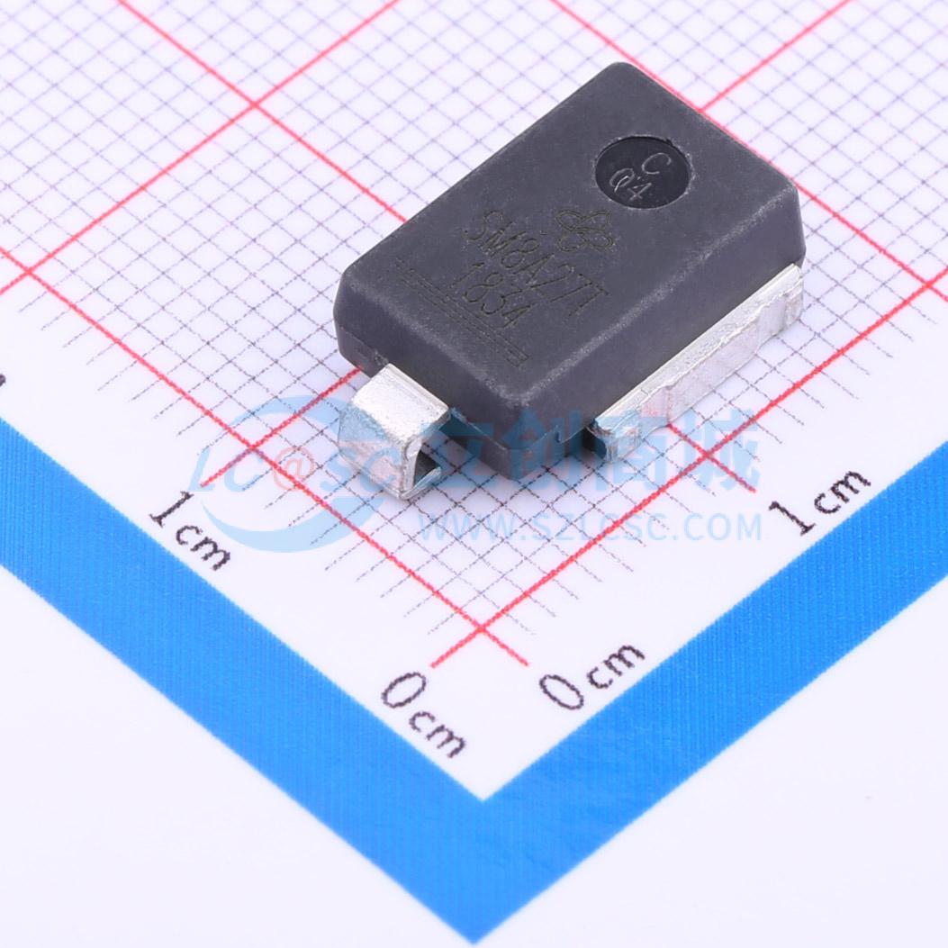 TVS/ESD管 SM8A27THE3/I DO-218AC 22V 75A@8/20us 原装正品