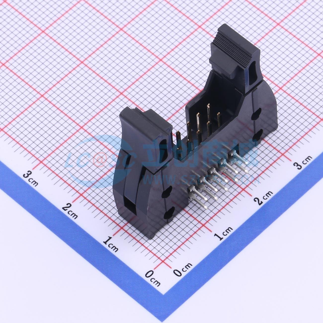 连接器 XG4A-1034 弯插,P=2.54mm 原装正品