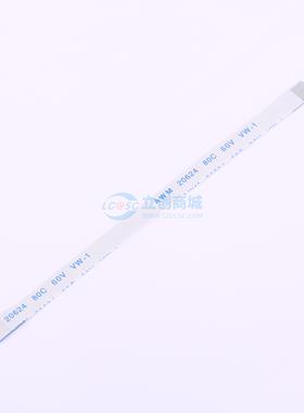 FFC连接线 JS05A-09P-100-4-8 P=0.5mm 9P 0.3mm 同向