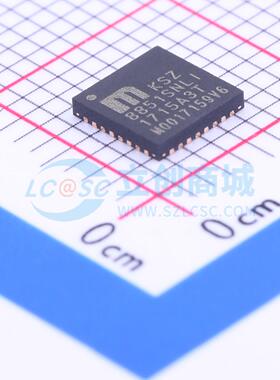 以太网收发器 KSZ8851SNLI-TR QFN-32(5x5) 原装 电子元器件配单