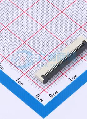 连接器 GT-F0502SR20-40SMT01 SMD,P=0.5mm,卧贴 翻盖式 40P 下接