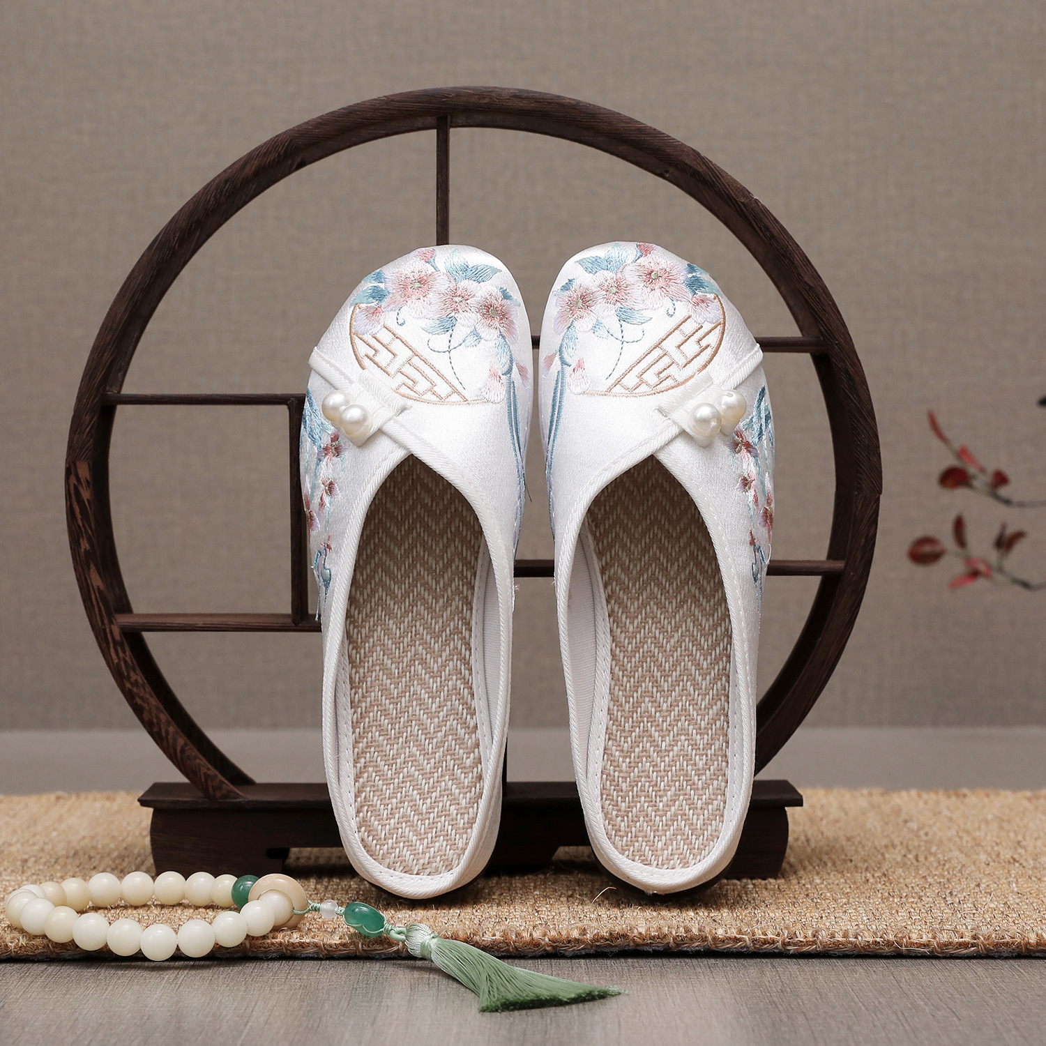 老北京布鞋透气女鞋汉服鞋凉拖鞋